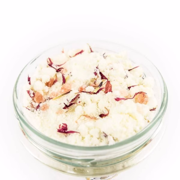 Puder do kąpieli, malinowa landrynka, 180 g, Miodowa Mydlarnia