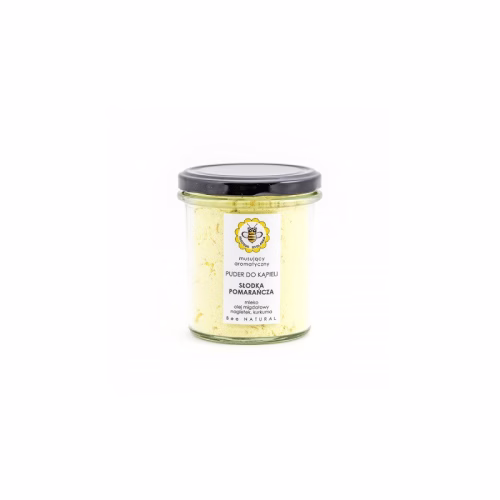 Puder do kąpieli Słodka Pomarańcza, musujący, 180 g, Miodowa Mydlarnia Puder do kąpieli Słodka Pomarańcza, musujący, 180 g, Miodowa Mydlarnia