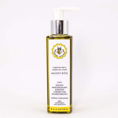 Regenerujący olejek do ciała, Młody Bóg, 150 ml, Miodowa Mydlarnia