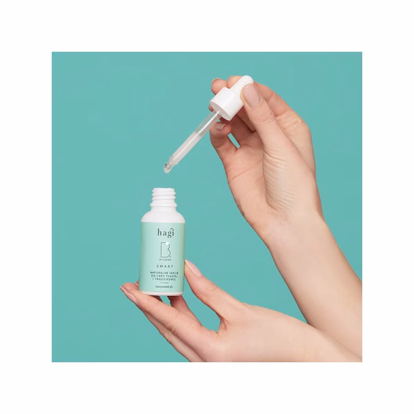 Serum do twarzy do cery tłustej i trądzikowej, z niacynamidem i kwasem salicylowym, SMART B, 30 ml, Hagi