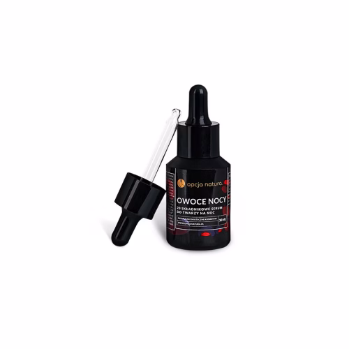 Serum Owoce Nocy, serum do twarzy na noc, 30ml, Opcja Natura Serum Owoce Nocy, serum do twarzy na noc, 30ml, Opcja Natura