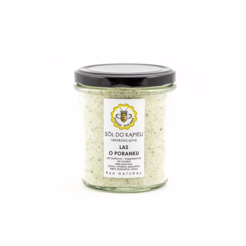 Sól do kąpieli Las o Poranku, relaksacyjna i odświeżająca, 350 g, Miodowa Mydlarnia Sól do kąpieli Las o Poranku, relaksacyjna i odświeżająca, 350 g, Miodowa Mydlarnia