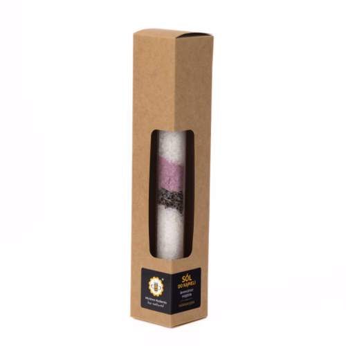 Sól do kąpieli w fiolce, LAWENDOWE WZGÓRZA, 70 g, Miodowa Mydlarnia