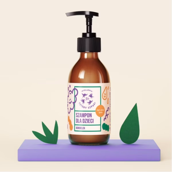 Szampon dla dzieci Bombelek, 300ml, Cztery Szpaki