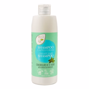 Szampon do włosów tłustych z ekologicznym hydrolatem zielonej herbaty, AIAB, 300 ml, Pierpaoli Biocontè