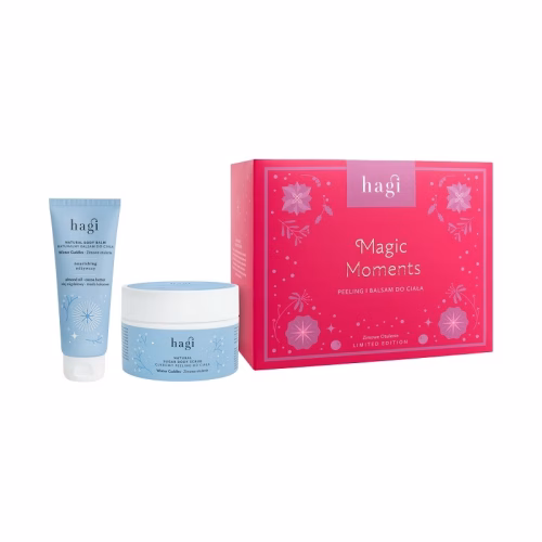 ZESTAW 2024 MAGIC MOMENTS: Peeling do ciała ZIMOWE OTULENIE, 200 ml + Balsam do ciała ZIMOWE OTULENIE, 75 ml, Hagi ZESTAW 2024 MAGIC MOMENTS: Peeling do ciała ZIMOWE OTULENIE, 200 ml + Balsam do ciała ZIMOWE OTULENIE, 75 ml, Hagi